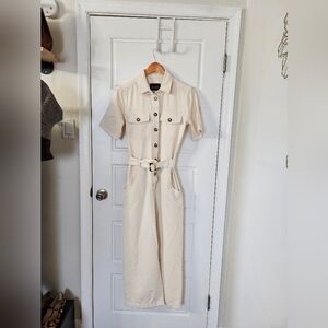 Massimo Dutti Off-White Jumpsuit